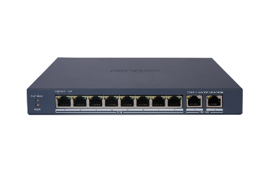 HIKVISION DS-3E1310P-EI/M 8 Port Fast Ethernet Smart POE Switch, Total PoE Power Budget 60W